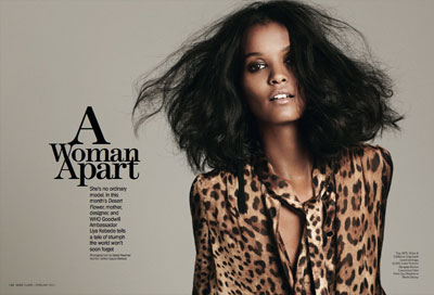 Liya Kebede by David Roemer