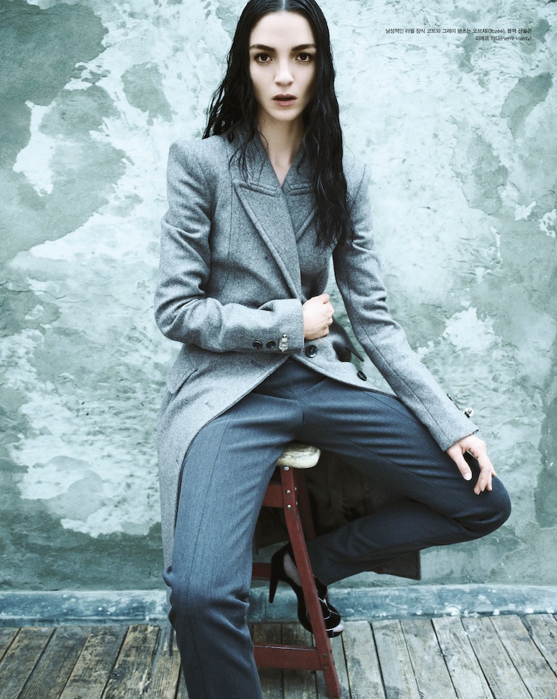Mariacarla Boscono Wows in Prada for Vogue Korea Cover