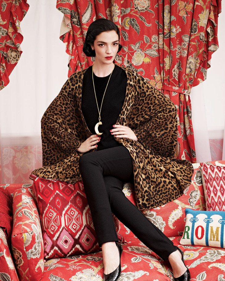 Mariacarla Boscono & Lily Donaldson for Neiman Marcus Christmas Book 2013