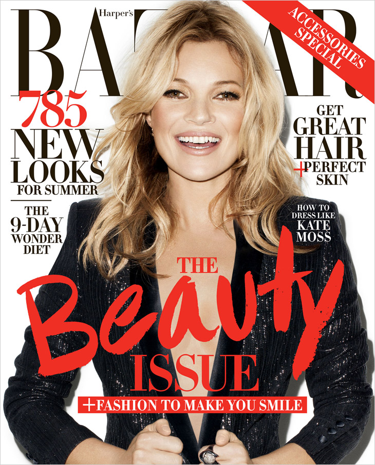 Kate Moss for Harper's Bazaar May 2014
