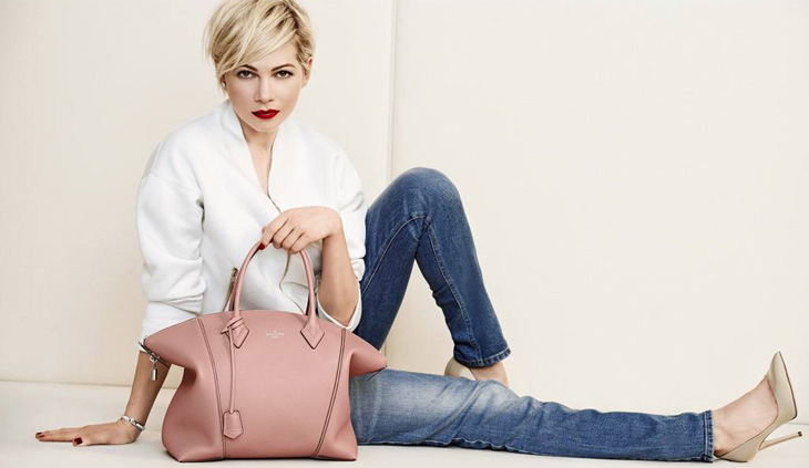 Louis Vuitton x Michelle Williams For Fall 2014 Handbags Campaign