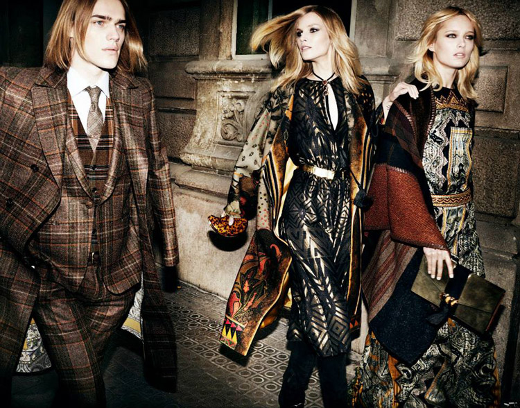 Karmen Pedaru, Suvi Koponen & Ton Heukels for Etro FW14.15