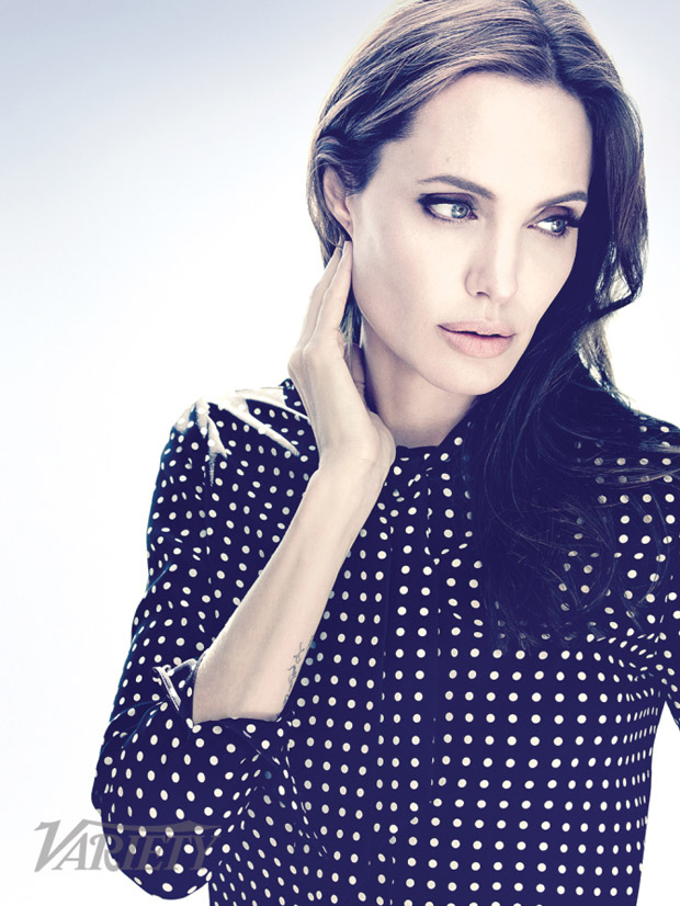 Angelina Jolie Makes a Case for the Summer Sweater