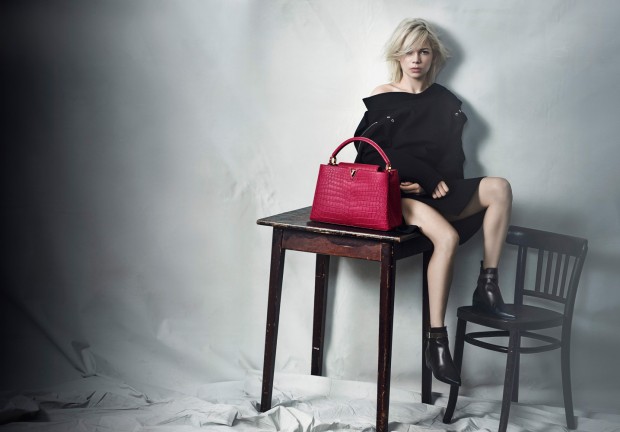 LUSCIOUS HANDBAGS: Michelle Williams by Peter Lindbergh for Louis