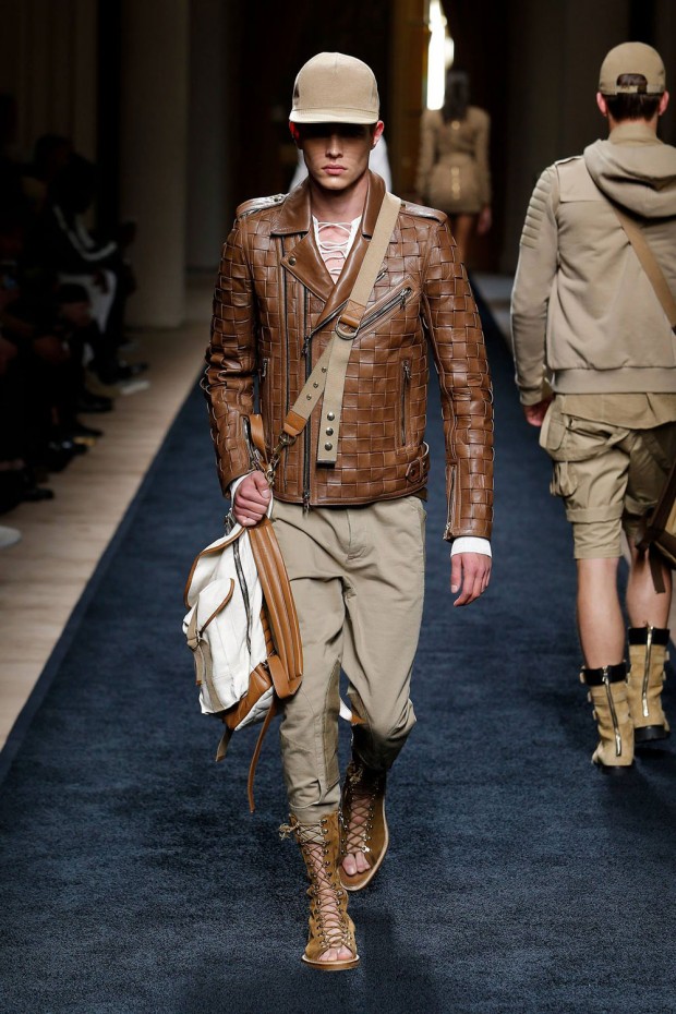 Balmain Pre-Spring Summer 2016 looks at Men's fashion show