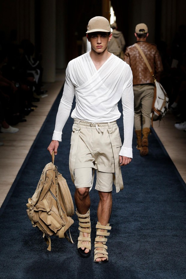 Balmain Pre-Spring Summer 2016 looks at Men's fashion show