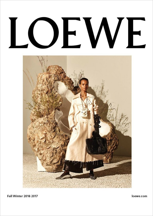 Liya Kebede au défilé Loewe