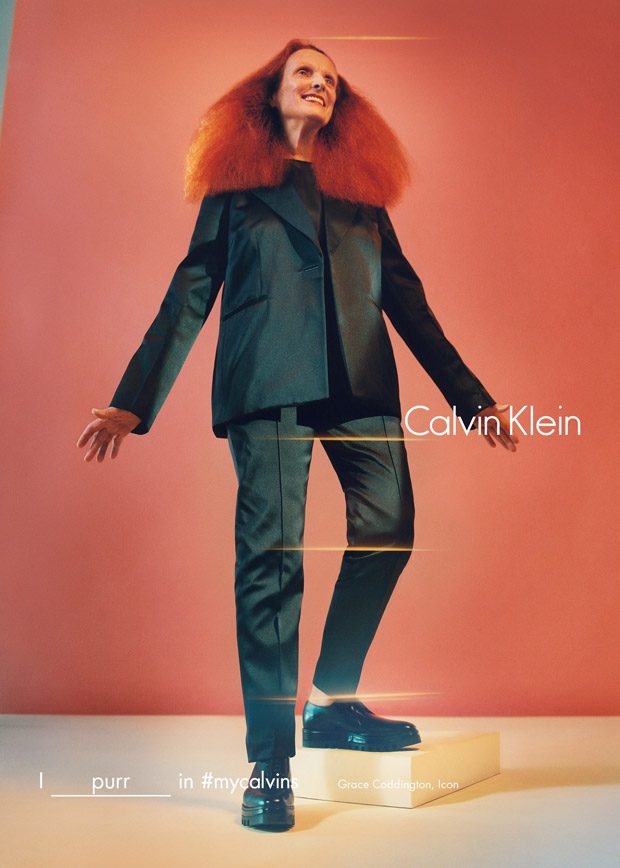 Kate Moss Grace Coddington Margot Robbie For NEW CALVIN KLEIN CAMPAIGN