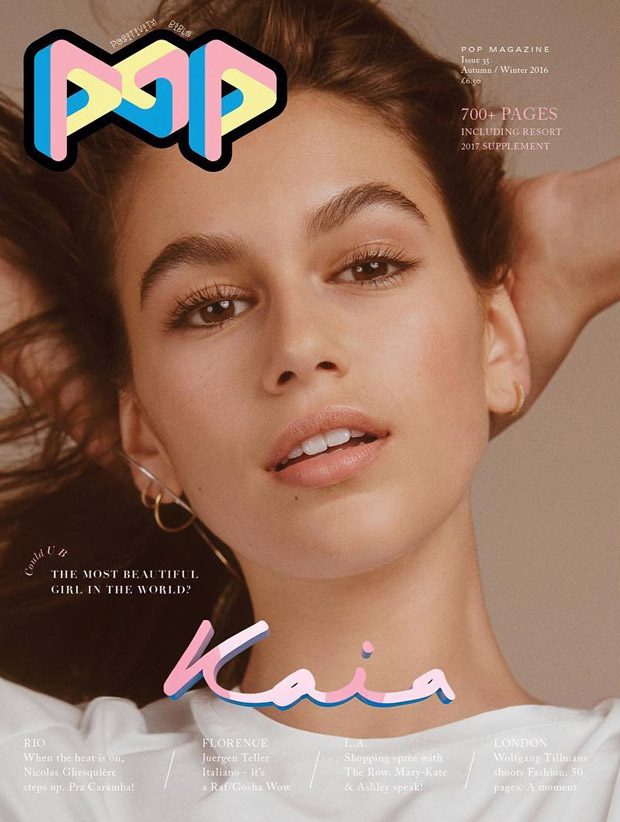 The most beautiful girl in the world? Kaia Gerber- Cindy Crawford's 14  year-old daughter- is officially the model of the moment