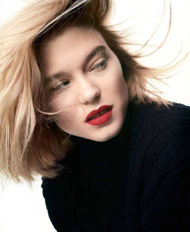 Léa Seydoux Found The Perfect Lipstick Color To Nail That Just-Bitten Look