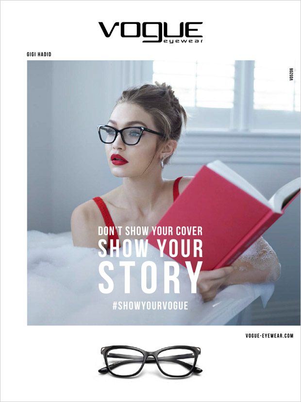 Gigi Hadid is the Face of Vogue Eyewear Special Collection