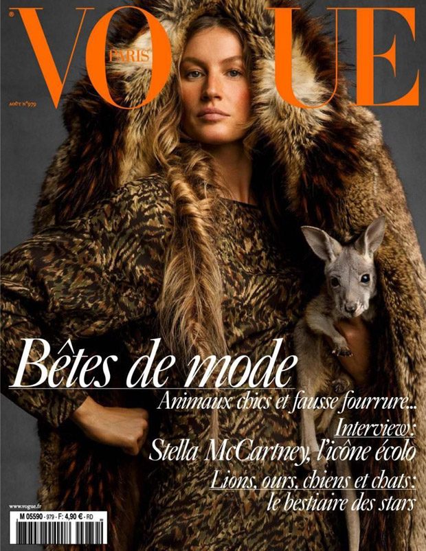 Gisele Bundchen is the Cover Star of Vogue Paris August 2017 Issue