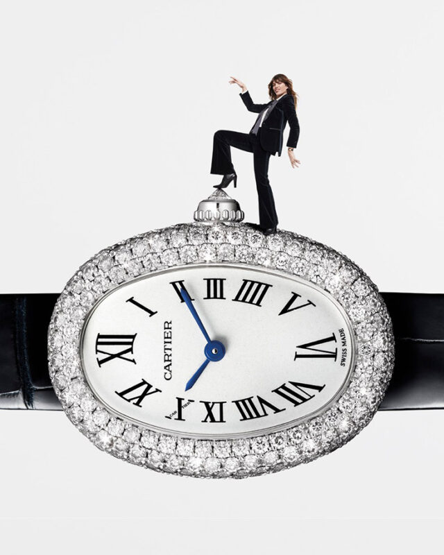 Lou Doillon Is The Face Of Cartier Baignoire Watch Collection