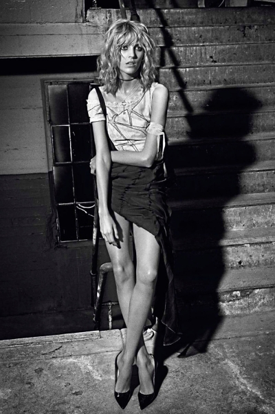 Anja Rubik by Mario Sorrenti for Vogue Paris