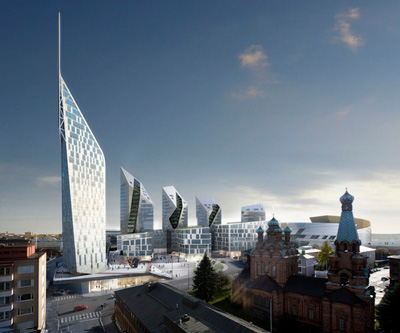 Tampere Central Deck and Arena by Daniel Libeskind