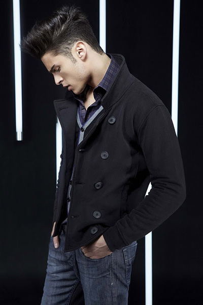 Baptiste Giabiconi for Lagerfeld Fall Winter 2011.12