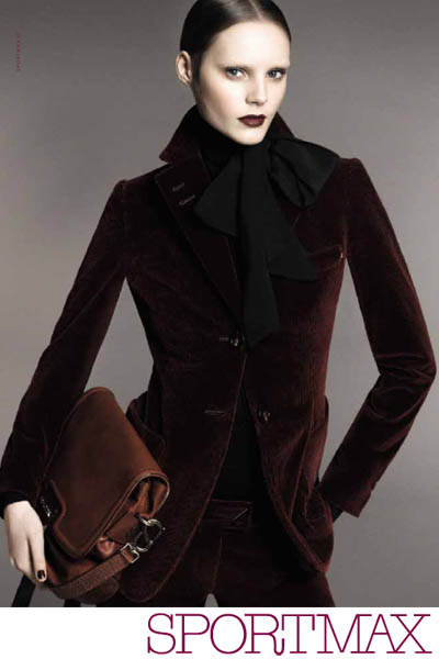 Juju Ivanyuk for Sportmax Fall Winter 2011.12