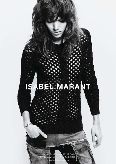 Freja Beha Erichsen for Isabel Marant Fall Winter 2011.12