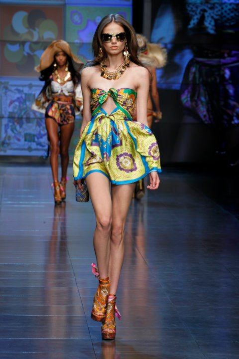 D&G Womenswear Spring Summer 2012 Collection