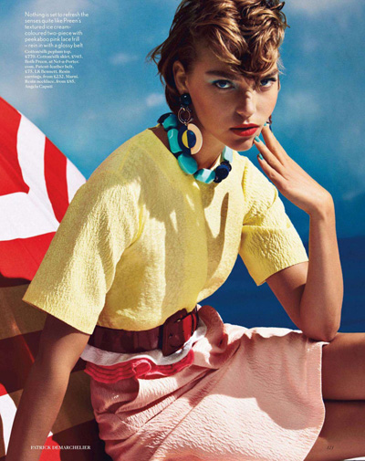 Arizona Muse by Patrick Demarchelier for Vogue UK