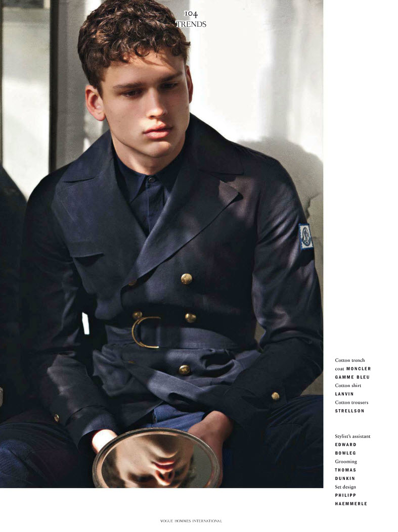 Simon Nessman by David Armstrong for Vogue Hommes