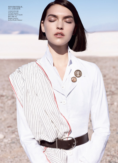 Arizona Muse by Josh Olins for Vogue China
