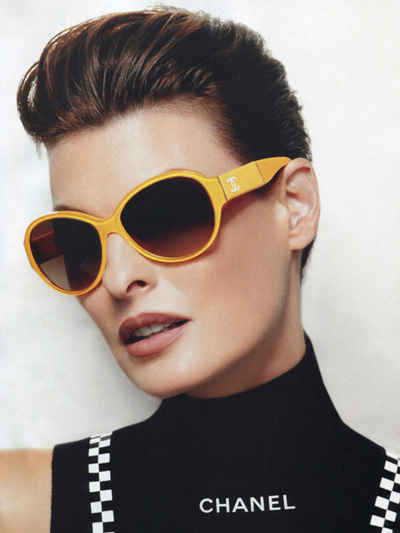 Linda Evangelista for Chanel Eyewear Spring Summer 2012