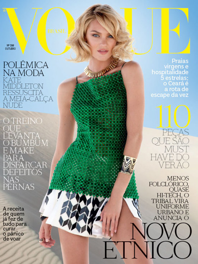 Candice Swanepoel for Vogue Brazil October 2011