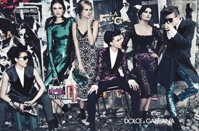 Dolce&Gabbana Fall Winter 2011.12 Womenswear Campaign by Steven Klein