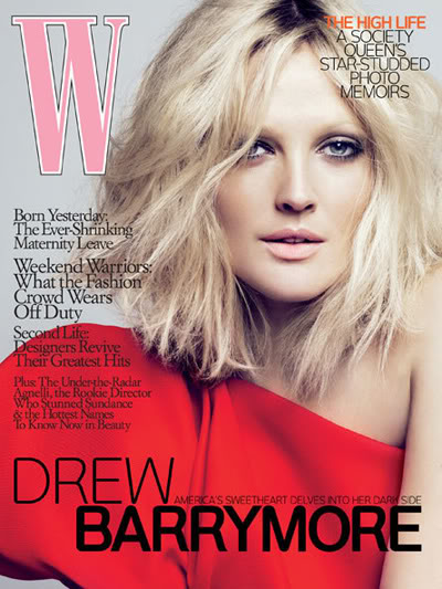 Drew Barrymore by Mert and Marcus for W Magazine - DSCENE