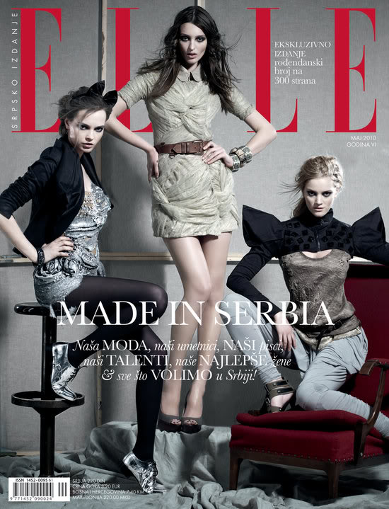 Best Cover Magazine - Elle Serbia August 2017 - CoDesign Magazine, Daily-updated Magazine celebrating creative talent from around the world