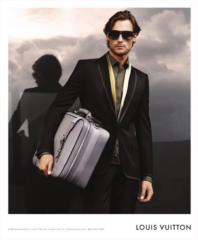 Louis Vuitton Luggage Fall Winter 2010.11: Gabriel Aubry