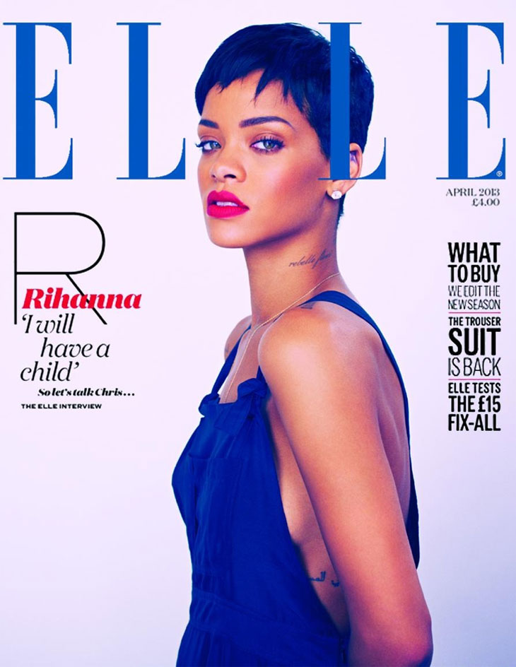 Rihanna by Mariano Vivanco for Elle UK