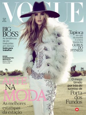 Rosie Huntington-Whiteley for Vogue Brasil April 2013