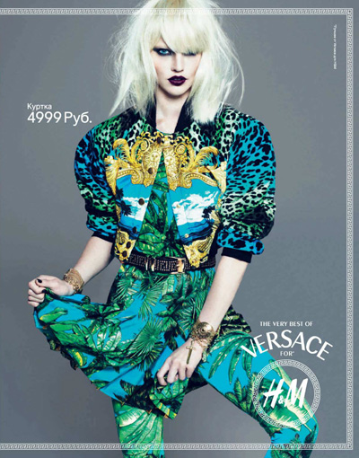 Sasha Pivovarova for Versace for H&M
