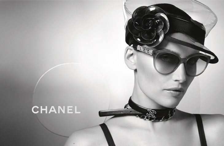 Laetitia Casta by Karl Lagerfeld for Chanel Eyewear