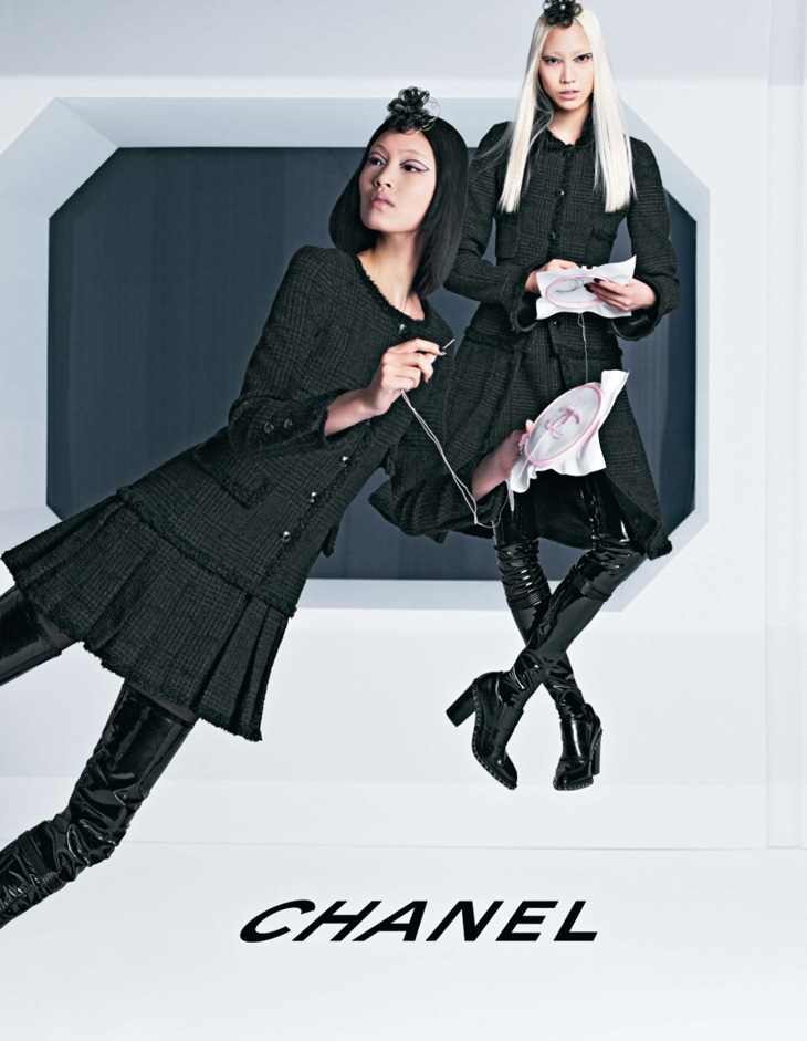 Ashleigh Good, Chiharu Okunugi & Soo Joo Park for Chanel FW13.14