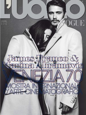 James Franco & Marina Abramovic for L'Uomo Vogue