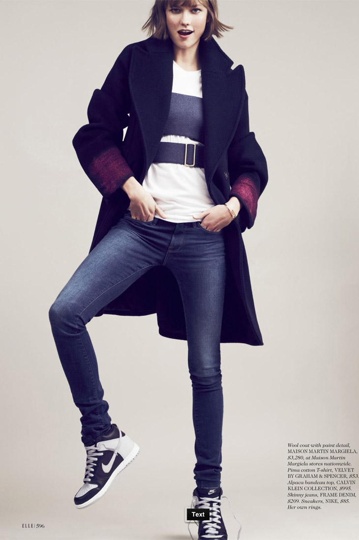 Karlie Kloss for Elle US by Bruno Staub