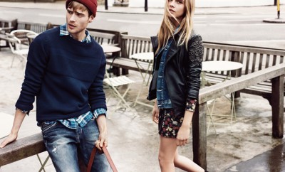 Cara Delevingne & George Alsford for Pepe Jeans Fall Winter 2013.14