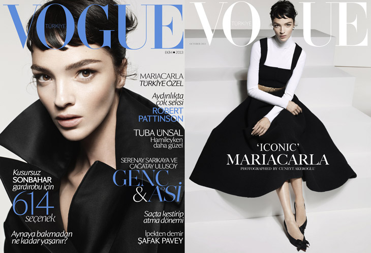 Mariacarla Boscono for Vogue Turkey October 2013