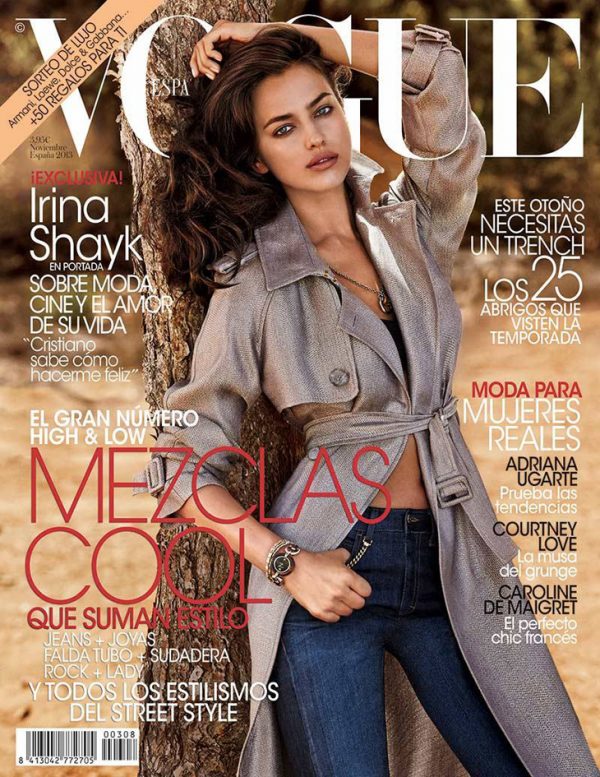 Irina Shayk for Vogue Spain November 2013