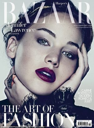 Jennifer Lawrence by Ben Hassett for Harper's Bazaar UK