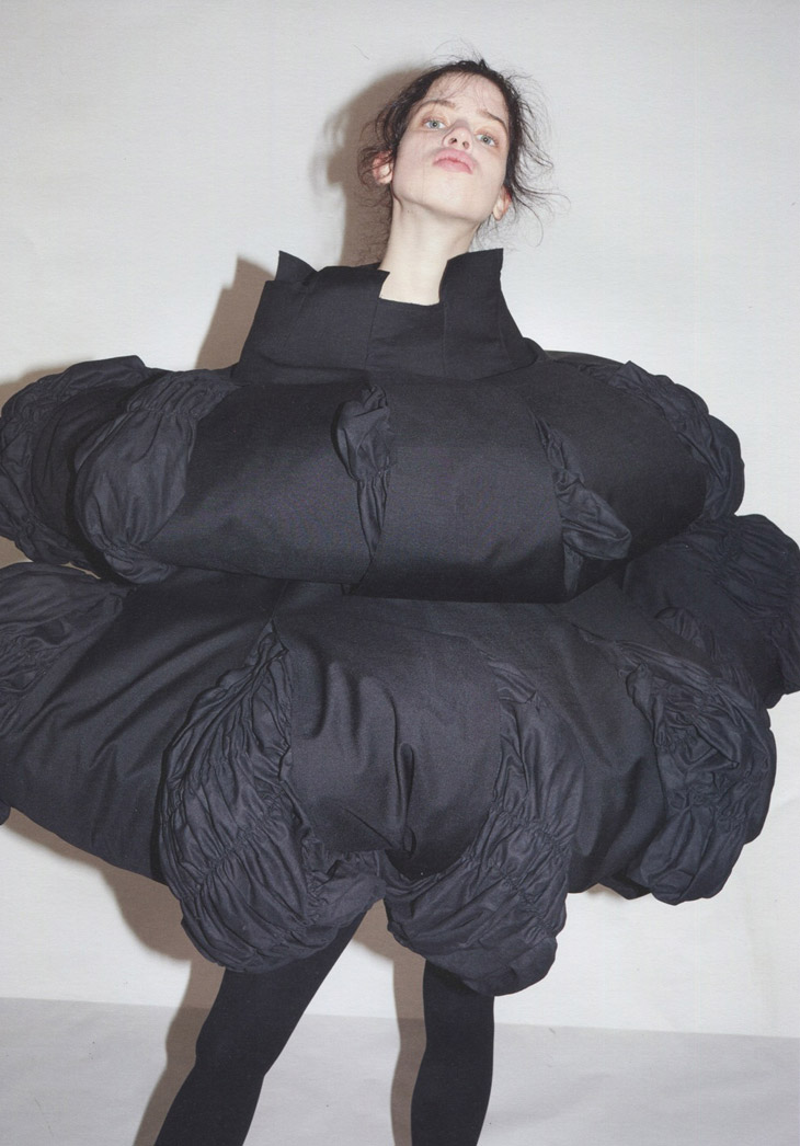 Lily McMenamy for System by Juergen Teller