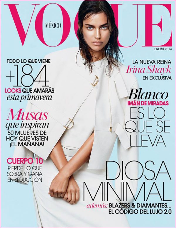 Irina Shayk by David Roemer for Vogue Mexico