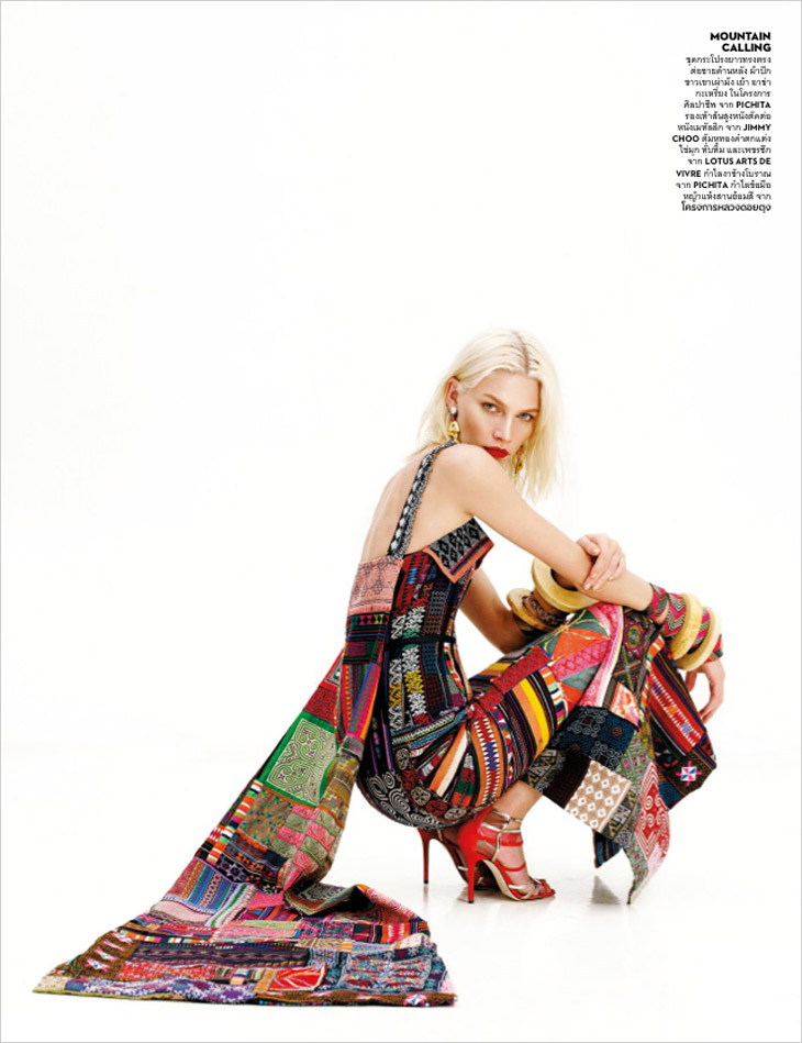 Aline Weber for Vogue Thailand by Nat Prakobsantisuk