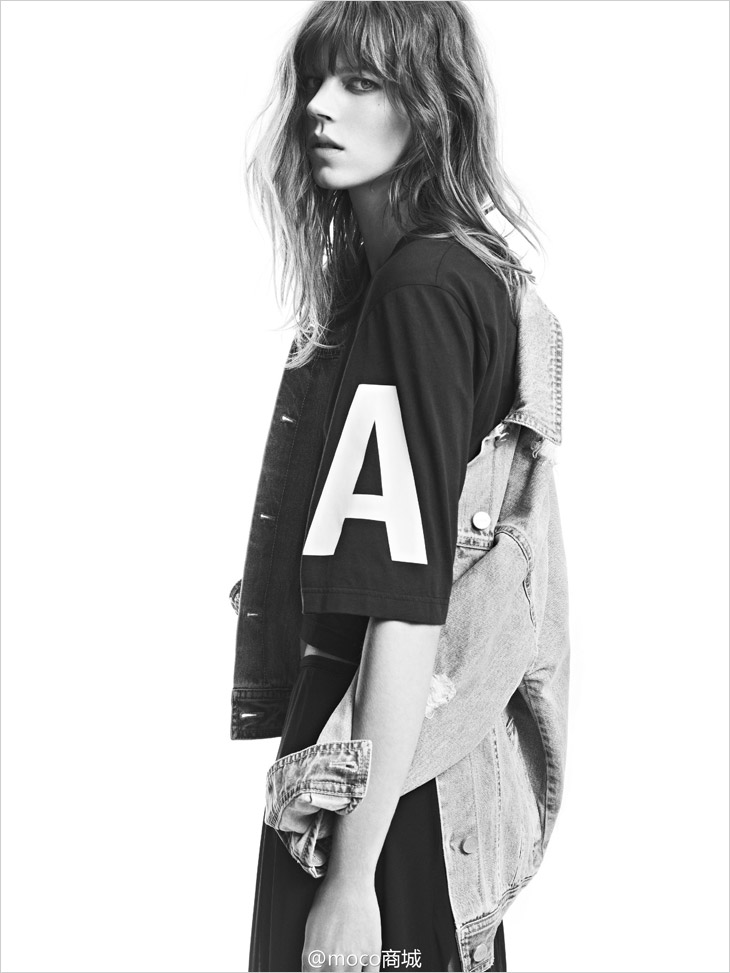 Freja Beha Erichsen for MO&Co Spring Summer 2014