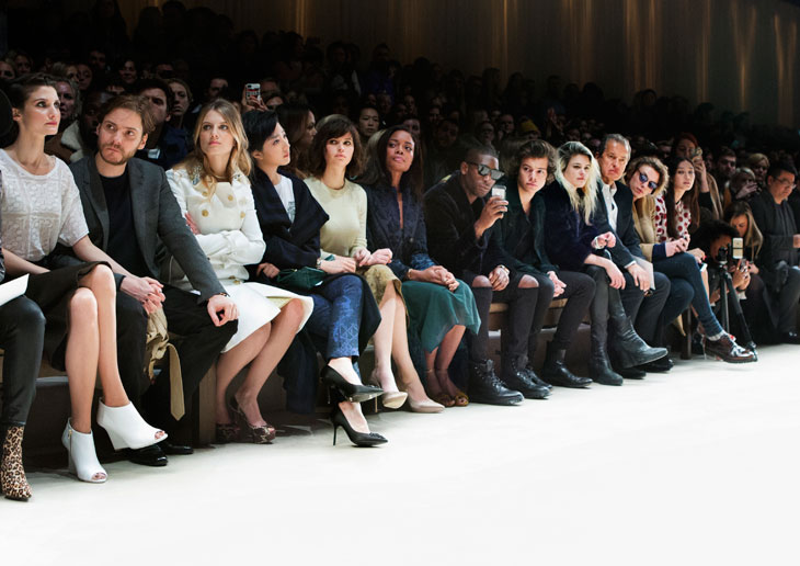 Burberry Prorsum AW14 Womenswear Show + Guests