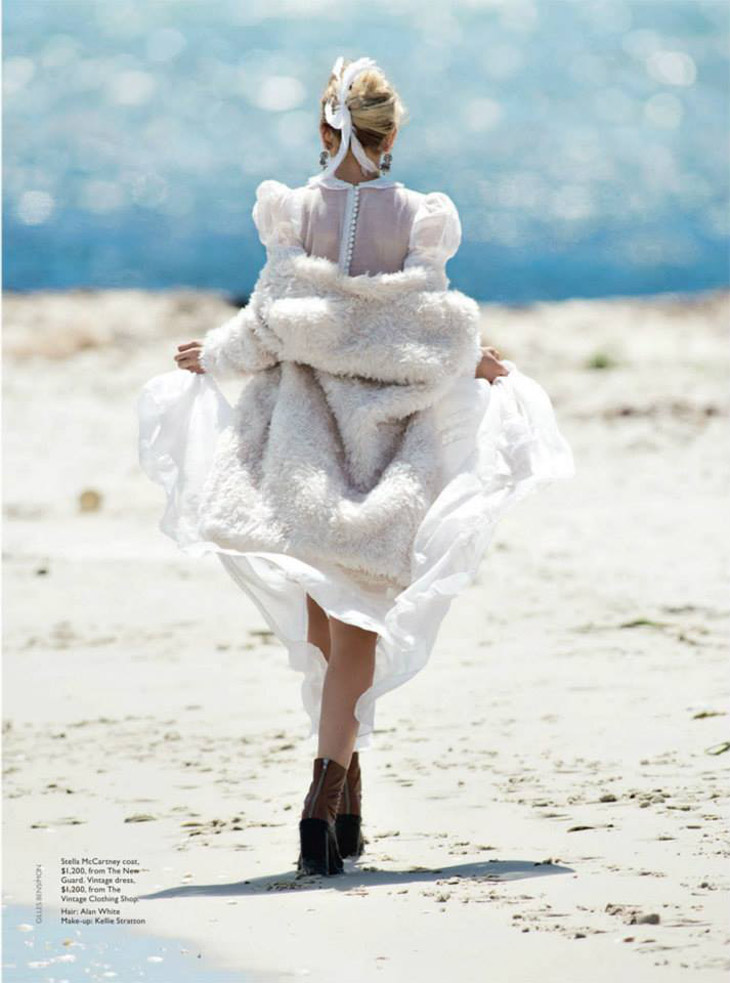 Abbey Lee Kershaw by Gilles Bensimon for Vogue Australia