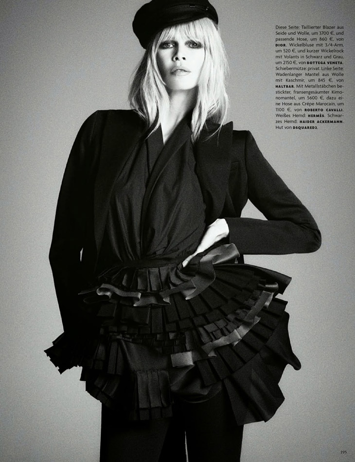 Claudia Schiffer for Vogue Germany by Luigi & Iango